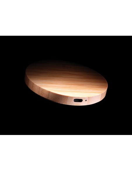 Caricatore wireless 15W in bambù